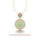 Encircle Enamel Pendant