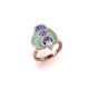  Enamel Flare Ring