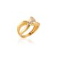 Double Cross Promise Ring