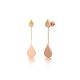 Minimal Studded Drop Earrings