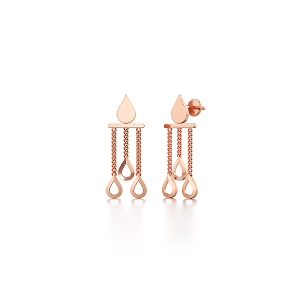 18kt Pure Gold Songbird Earrings