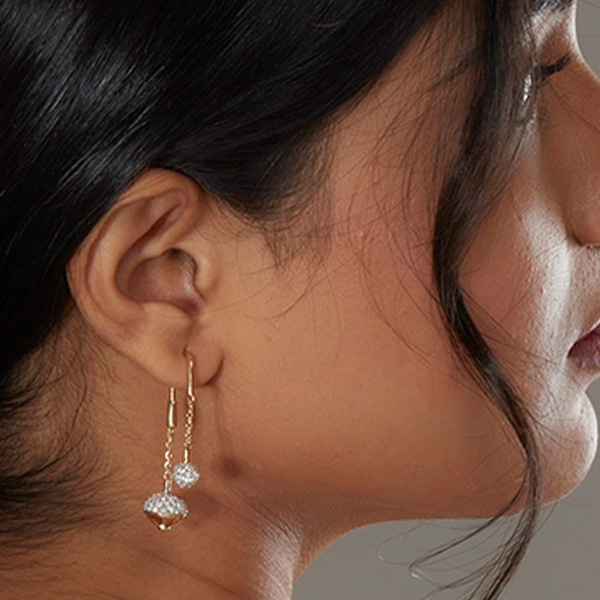 18kt Pure Gold Aria Earrings