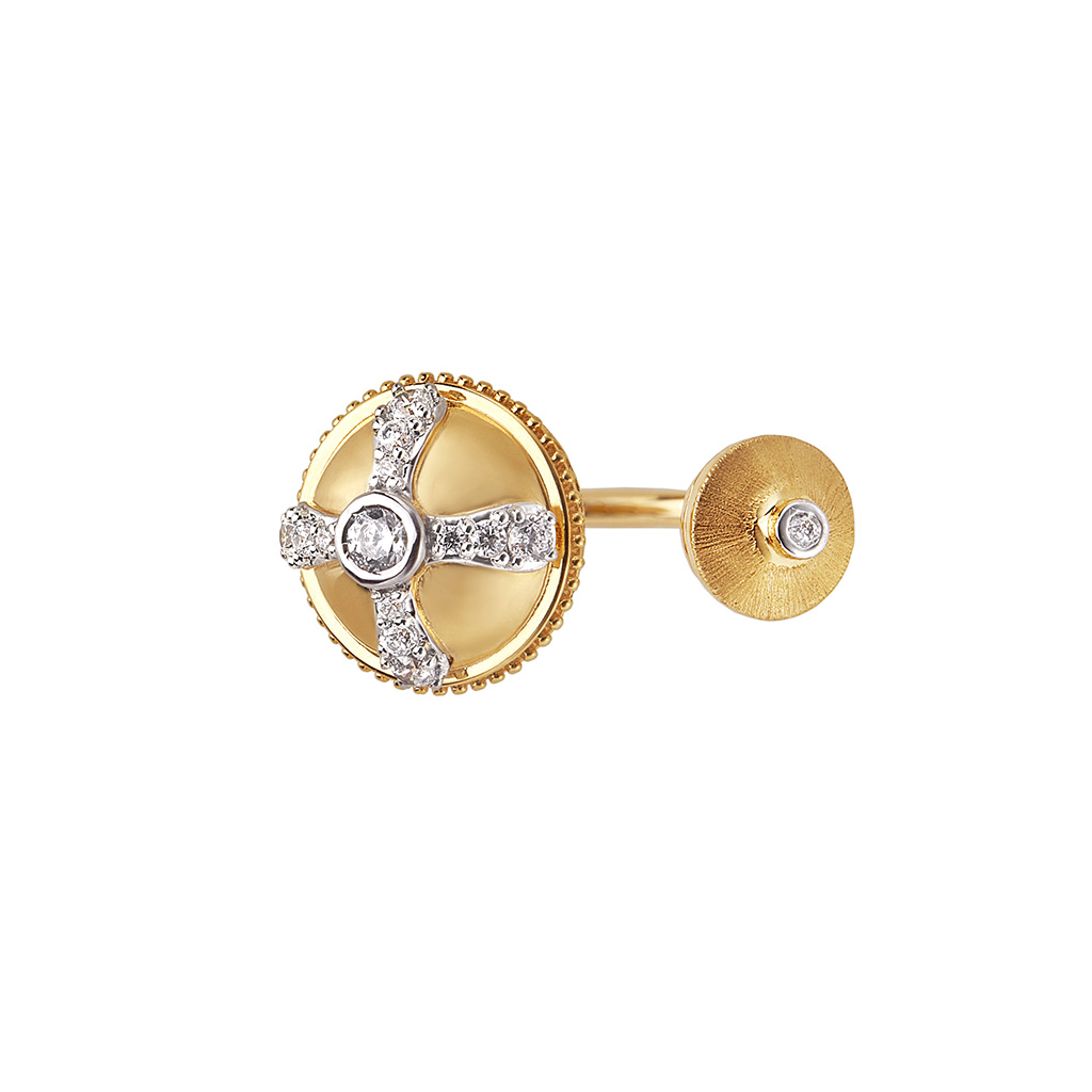 18kt designer ring