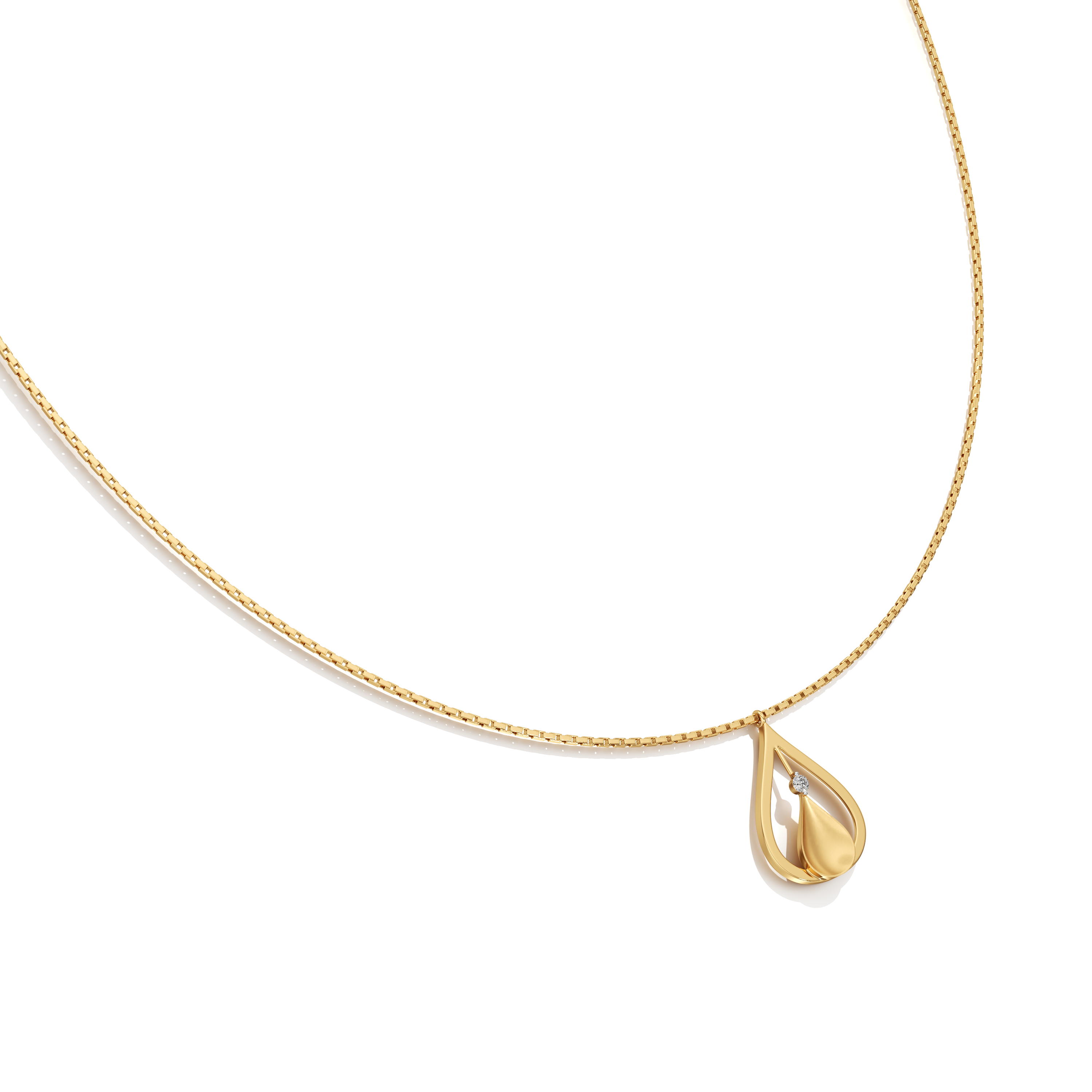 Minimal 18k gold necklace